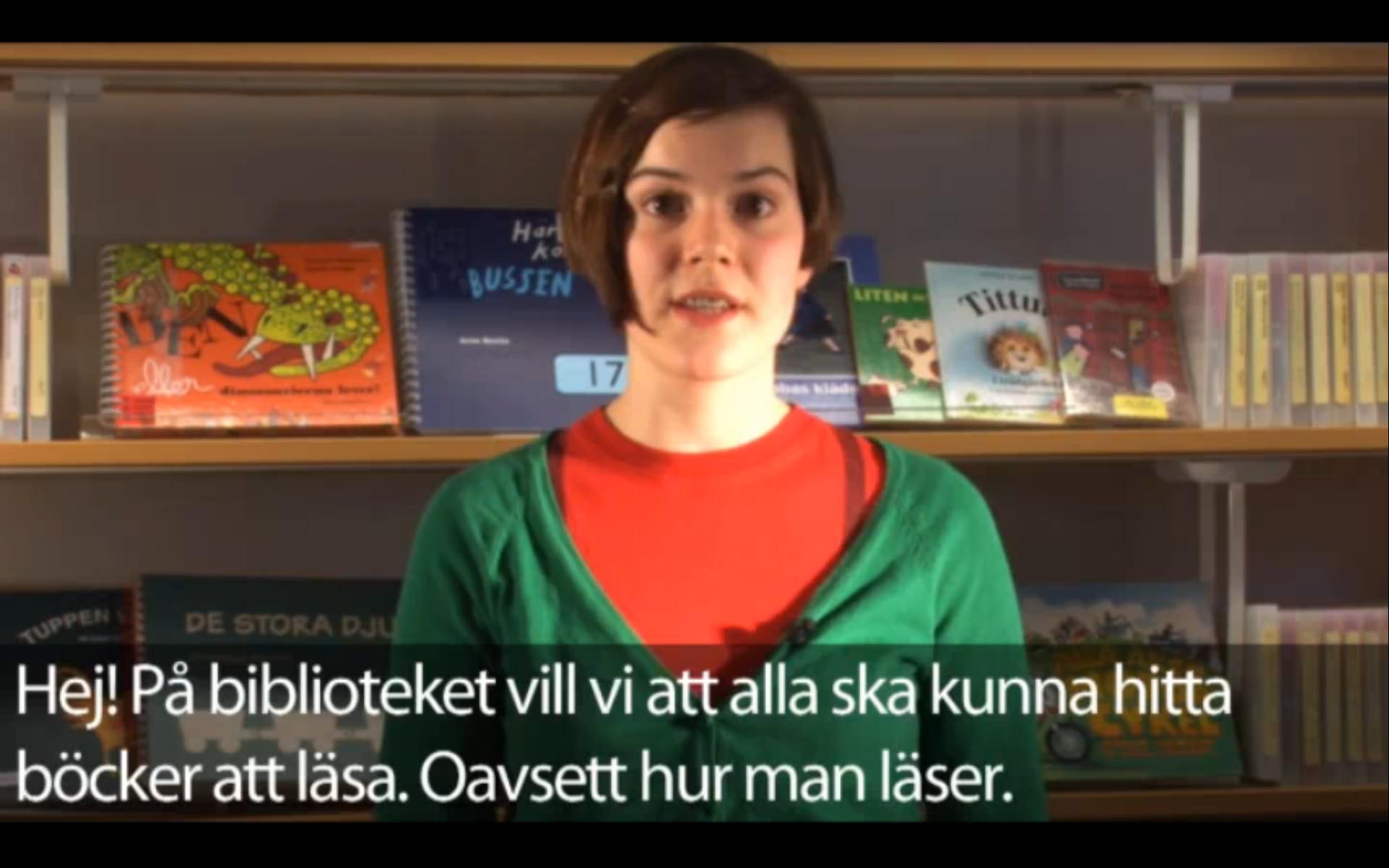 Rebecka Svenberg i Bibliotek