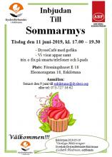 Välkommen! på Sommarmys med DysseCafé, Tisdag den 11 juni, kl. 17.00 - 19.30
